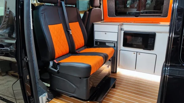 MS Craft Ford Transit Custom Double sliding swivel base
